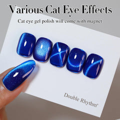 Double Rhythm polish sheen under lighting highlighting holographic sparkle for eye-catching nails benefit