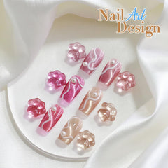 Double Rhythm nails after top coat showing high-gloss durable shine benefit