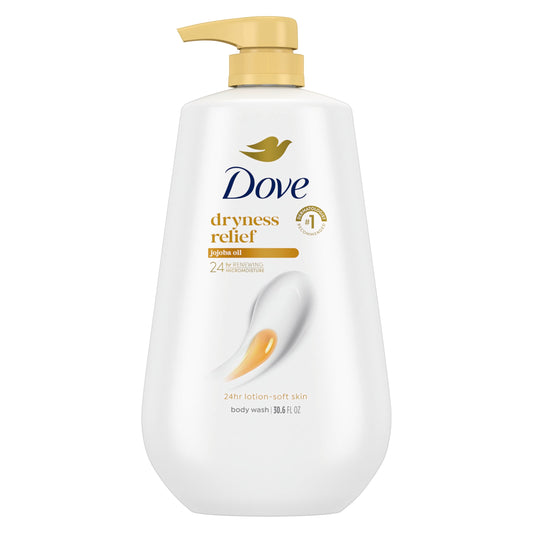 Dove front packaging showing 24hr Lotion Body Wash for moisturizing benefits