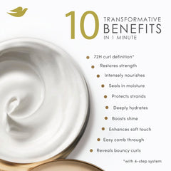 Dove mask in hand demonstrating scoopable amount and ease