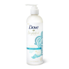 Dove front packaging showing bottle and product name for clear identification and confidence