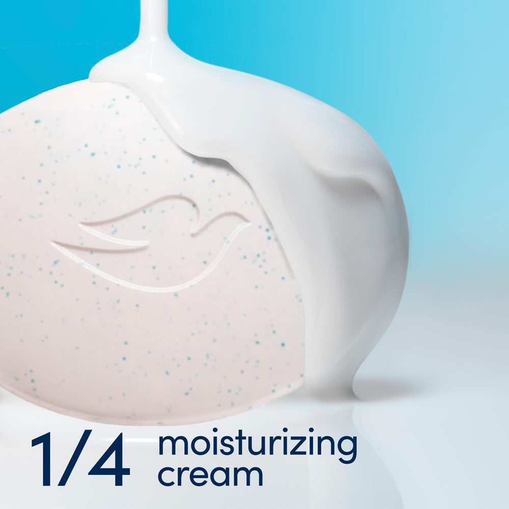 Dove beauty bar lather in hand demonstrating mild moisturizing foam
