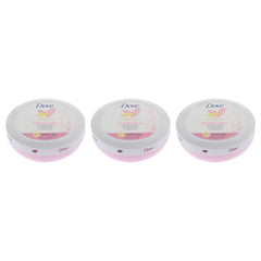 Dove Beauty Cream Pink texture close-up showing creamy spreadability for quick absorption