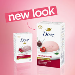 Close-up of a single Dove beauty bar demonstrating smooth texture and hydration