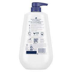 Dove creamy lather close-up illustrating rich foam and moisturizing benefit