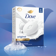 Dove lather and cream texture detail illustrating rich moisturizing foam
