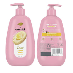 Dove bottle on kitchen counter conveying bakery-inspired aroma benefit