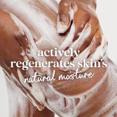 Dove deep moisture in shower use illustrating gentle cleansing and moisturized skin