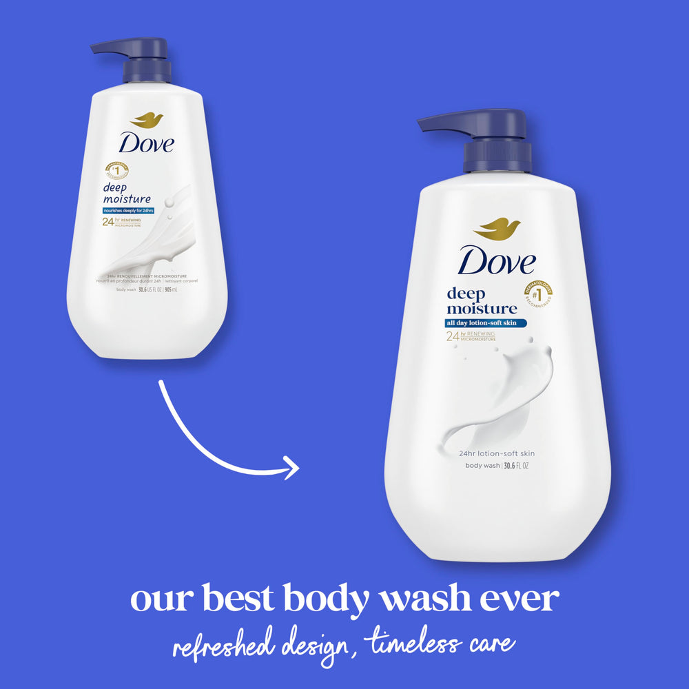 Dove deep moisture texture lather detail demonstrating creamy foaming hydration