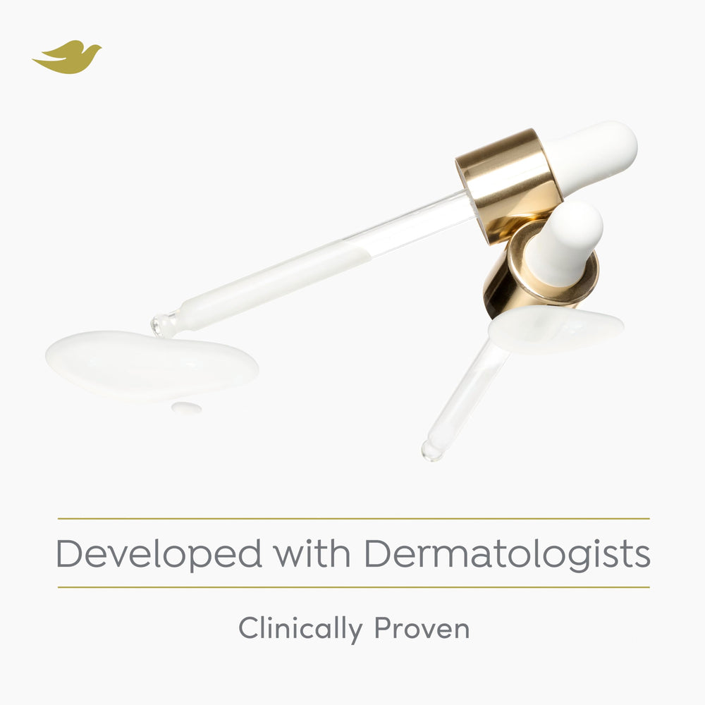 Dove conditioner on bathroom shelf styled in a clean lifestyle scene