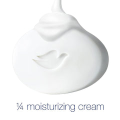 Dove Go Fresh lather in hand demonstrating rich foam for gentle, effective cleansing