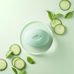 Dove Go Fresh bars on bathroom shelf staged in lifestyle setting conveying freshness and daily use
