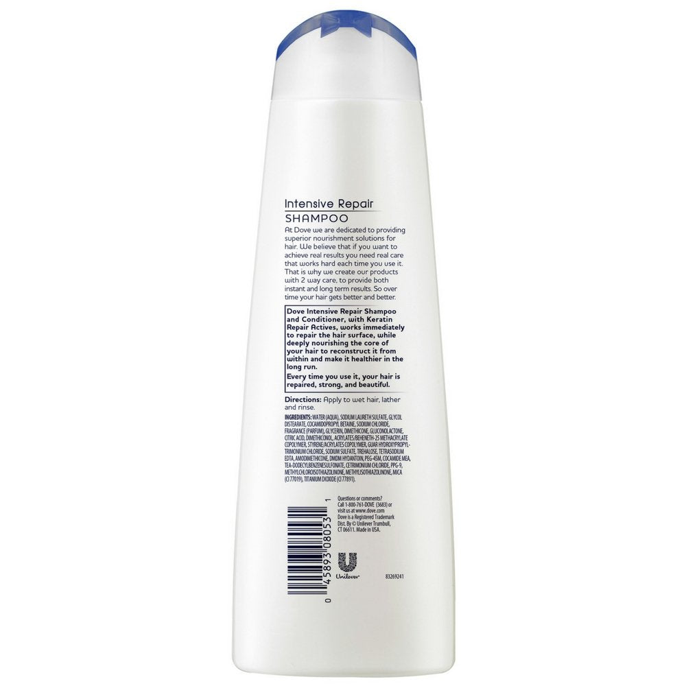 Dove Intense Damage Therapy lather on hand demonstrating smooth cleansing