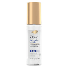 Dove serum front packaging showing brand and product benefit of repair