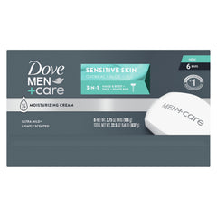 Dove Men+Care close-up of bar cream texture illustrating moisturizing action