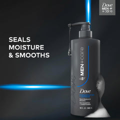 DOVE MEN + CARE creamy foam texture illustrating gentle lather