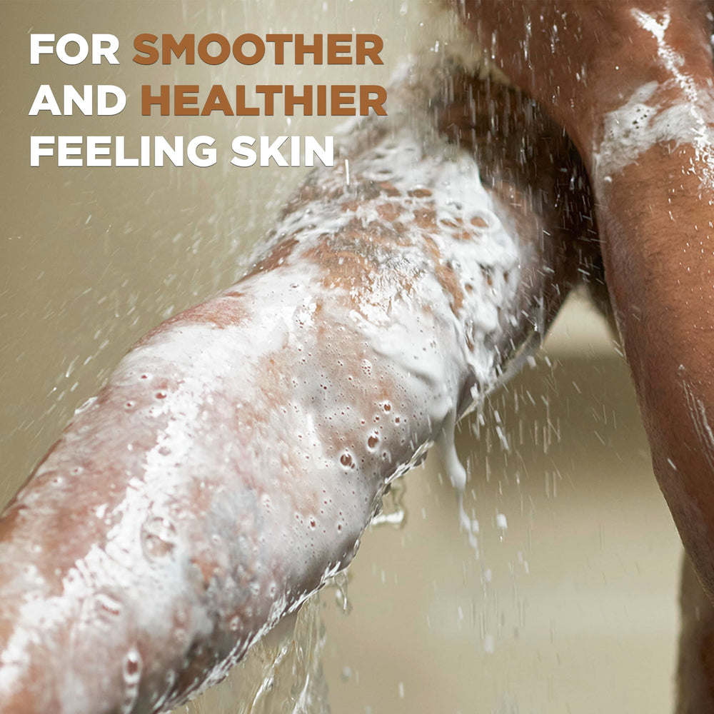 DOVE MEN + CARE creamy lather close-up demonstrating moisturizing foam for smooth shave