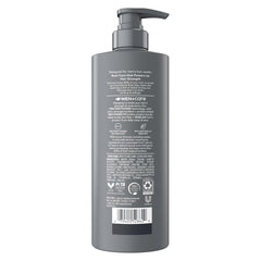 Dove Men+Care back label ingredients list and directions for informed use