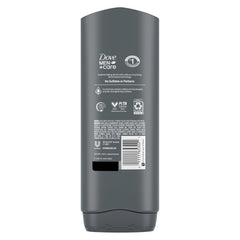 DOVE MEN + CARE gel texture pumped into hand for rich lather