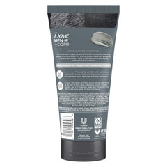 DOVE MEN + CARE close-up scrub texture with charcoal beads for deep cleanse