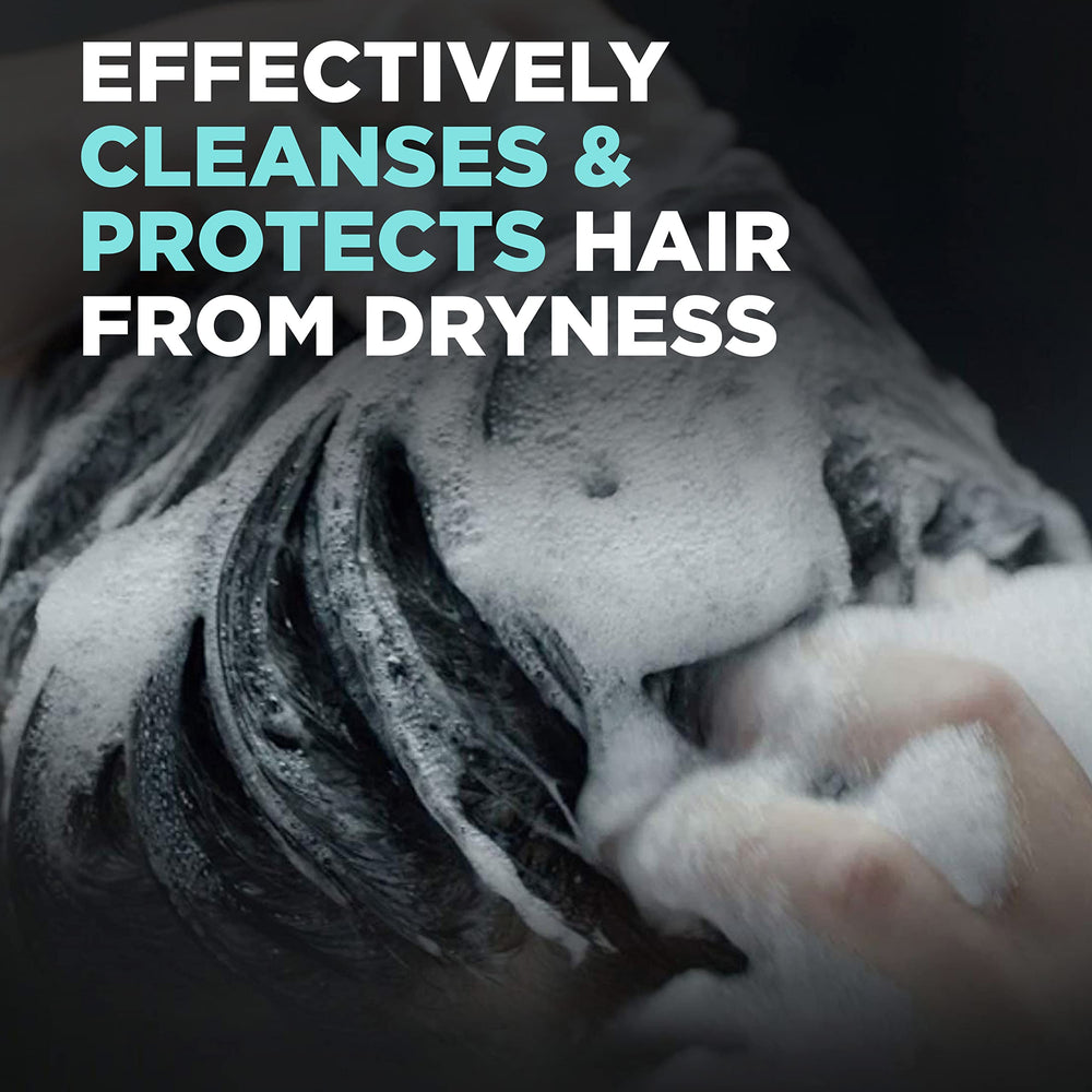 Dove Men + Care displayed with styling products illustrating complementary grooming routine
