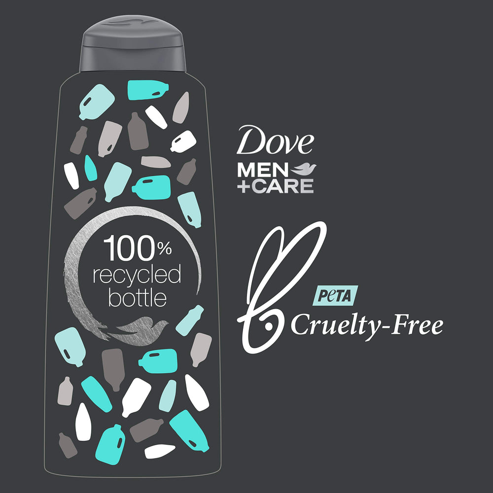 Dove Men + Care three-pack arrangement showing value and convenient multi-pack benefit