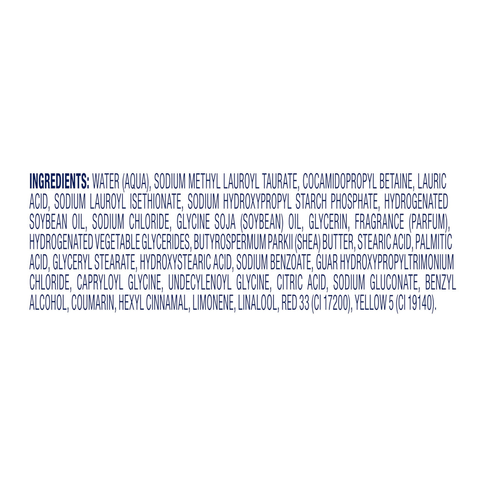 Detailed label close-up on Dove bottle showing MicroMoisture and ingredient callouts