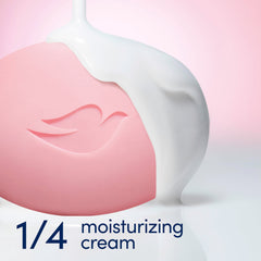 Dove Pink Rosa bars displayed in bathroom for gentle daily cleansing
