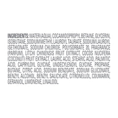 Dove ingredients styled with coconut and lychee visuals, plant-inspired nourishment benefit
