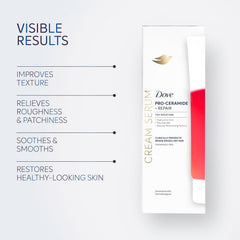 Dove serum being applied to forearm for instant absorption