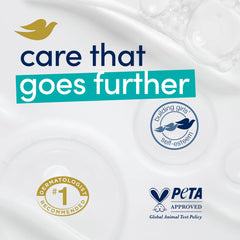 Dove product label showing ingredients and PETA cruelty-free certification