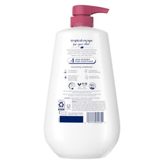 Dove pump top close-up highlighting easy dispensing and controlled application
