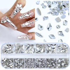 dowarm front packaging showing full rhinestone box and organized compartments, clear branding and convenience