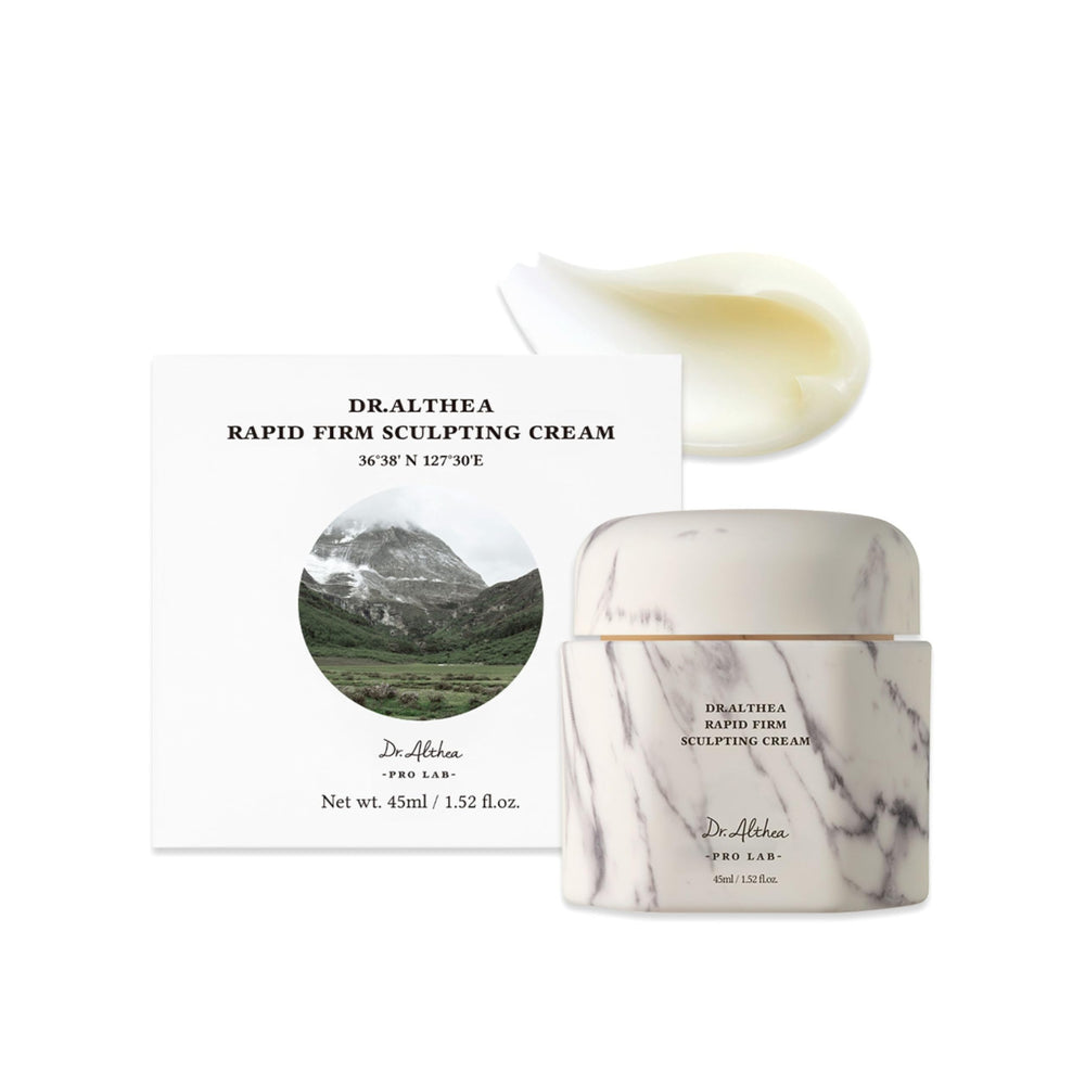 Dr.Althea front jar showing cream and brand, highlights nourishing finish