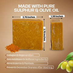 Dr.Ancient soap being used on face for clearer-looking skin