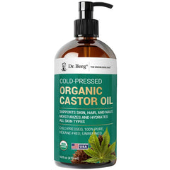 Dr. Berg front label bottle showing product name and organic certification benefits