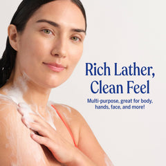Dr. Bronner's almond label detail highlighting organic and fair trade benefits
