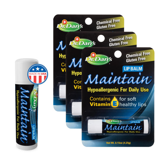 Dr. Dan's Maintain front packaging showing simple clean design and no fragrances