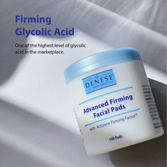 Dr. Denese pad in hand applying to cheek for quick application