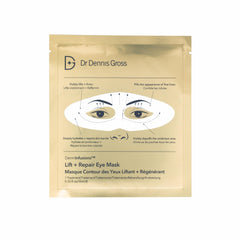 Dr Dennis Gross pouch front view showing product benefits and brand clarity