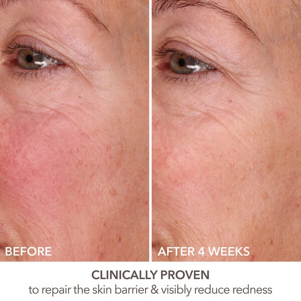 Dr Dennis Gross layered under makeup showing compatibility and smoothing benefit