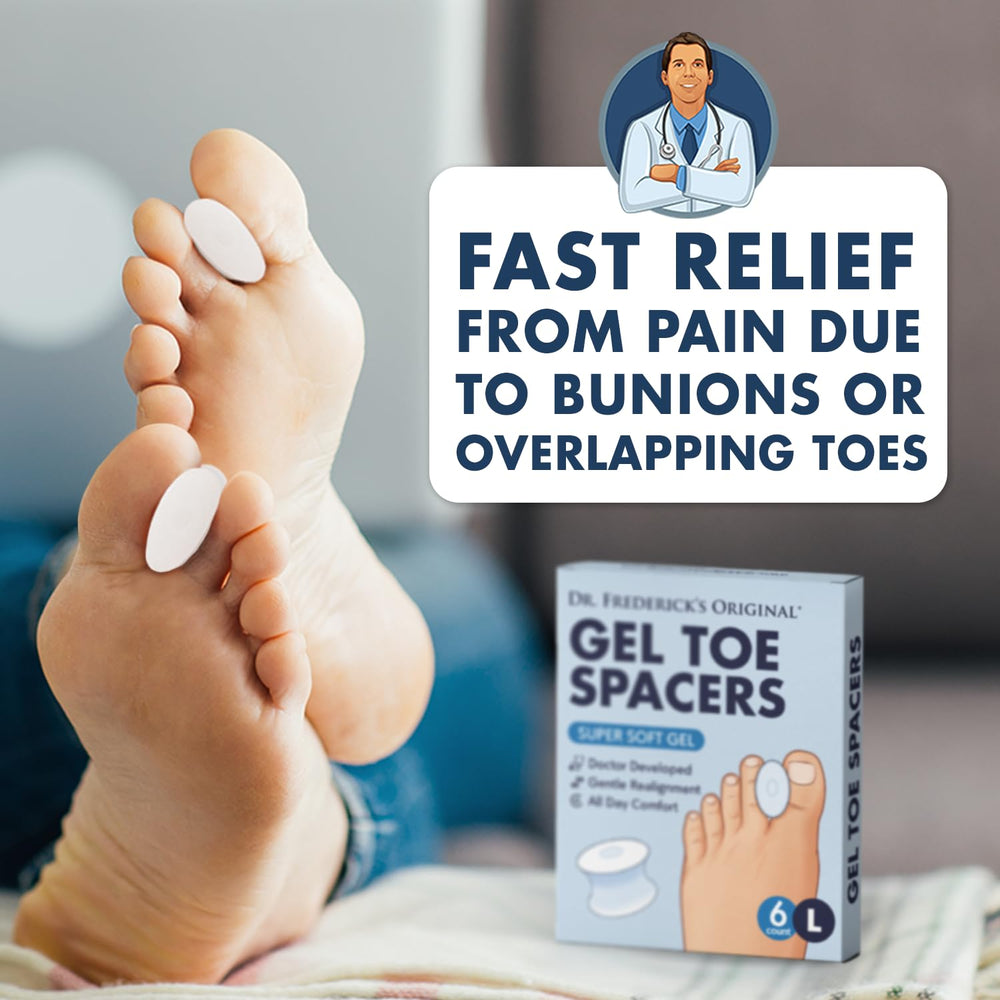 Dr. Frederick's close-up of gel texture highlighting soft comfortable cushioning