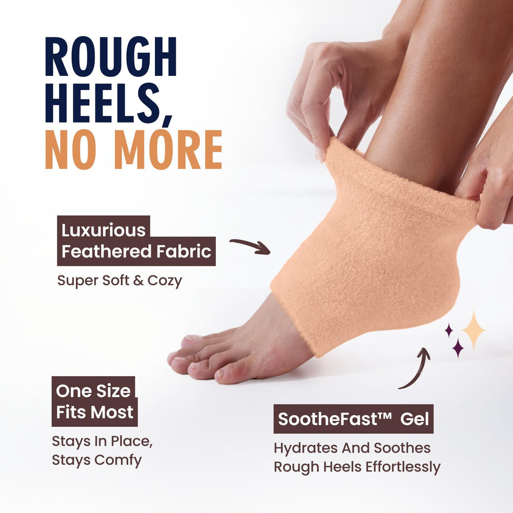 Dr. Frederick's fuzzy sock texture detail highlighting plush comfort