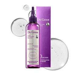 Dr. Groot solution pouring from bottle demonstrating easy application benefit
