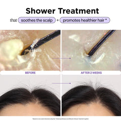 Dr. Groot pump nozzle close-up for easy in-shower application benefit