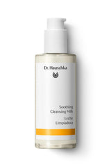Dr. Hauschka front bottle showing cleanser and calming benefit