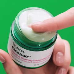 Dr.Jart+ open jar top view revealing lightweight gel consistency