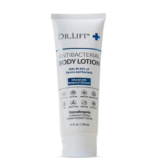 DR. LIFT front bottle showing clean packaging and size, easy grab