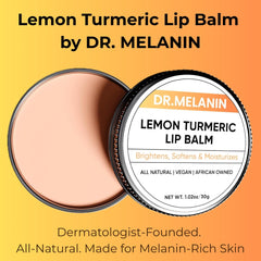 Close-up of balm texture from Dr. Melanin highlighting smooth, non-greasy hydration