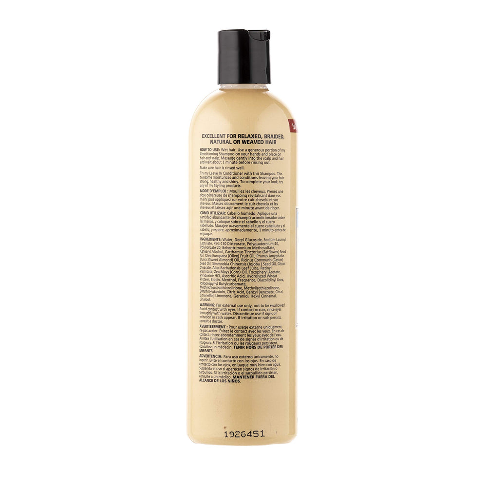 Dr. Miracle's shampoo texture pouring to show creamy conditioning benefit